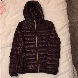 Purple Small Michael Kors Packable Down Fill Coat